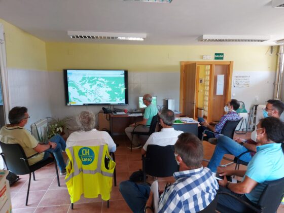 Activación del Plan de Emergencias de la presa de Castrovido con la plataforma iDam-Lafcarr