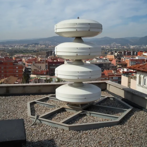 Outdoor chemical emergency siren installed by Lafcarr in Cornellà de Llobregat, Barcelona.